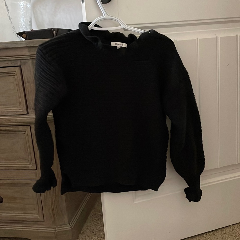 Madewell Classic Black Turtleneck Sweater